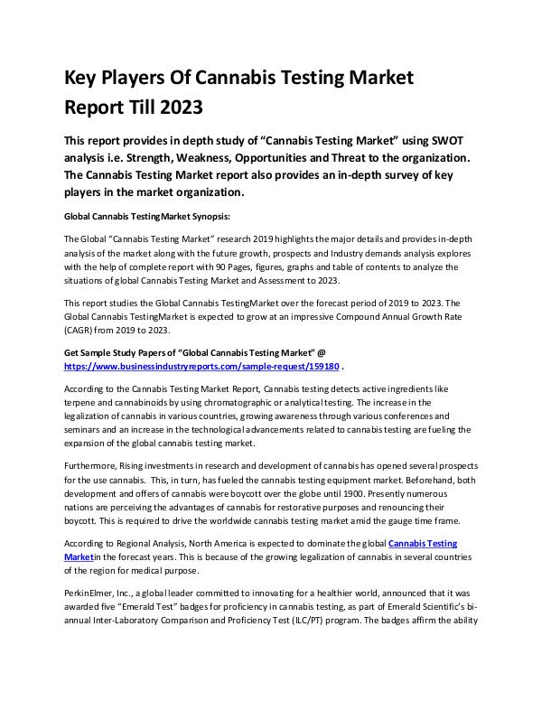 Global Cannabis Testing Market Report 2019-convert