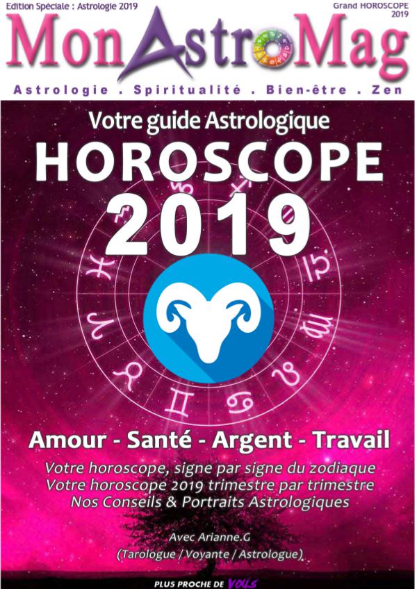 Guide Astro et Horoscope 2019 - MonAstroMag BELIER - Grand Horoscope 2019