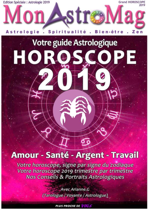 Guide Astro et Horoscope 2019 - MonAstroMag SCORPION - Grand Horoscope 2019