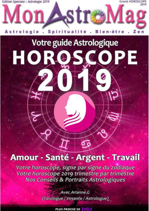Guide Astro et Horoscope 2019 - MonAstroMag VIERGE - Grand Horoscope 2019