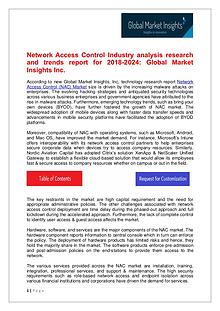 Network Access Control Market trends research for 2018-2024