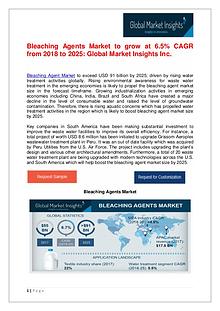 Bleaching Agents Market to hit $91bn by 2025