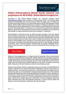 Chloromethane Market - Share, Growth, Analysis, Forecast to 2025