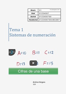 sistemas de numeracio y algebra de boole