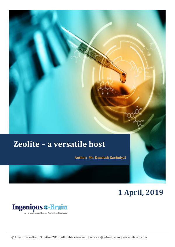 Understanding Zeolite Framework: Ingenious e-Brain Solution Zeolite-a versatile host