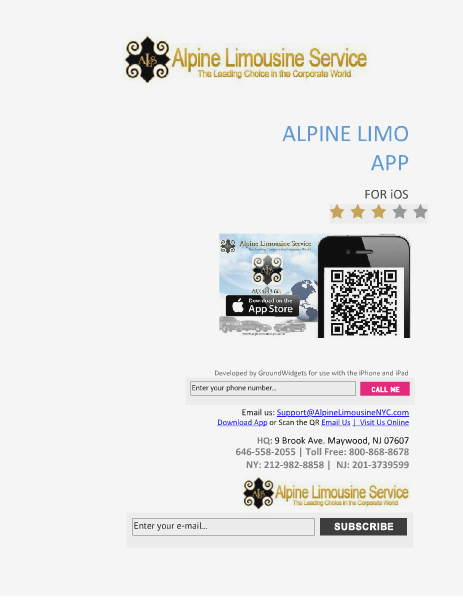ALPINE LIMO APP November 2013