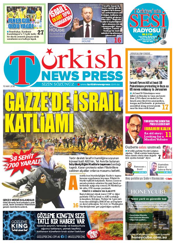 Turkish News Press - 15 May 2018 / Volume 4 tnews180515p001
