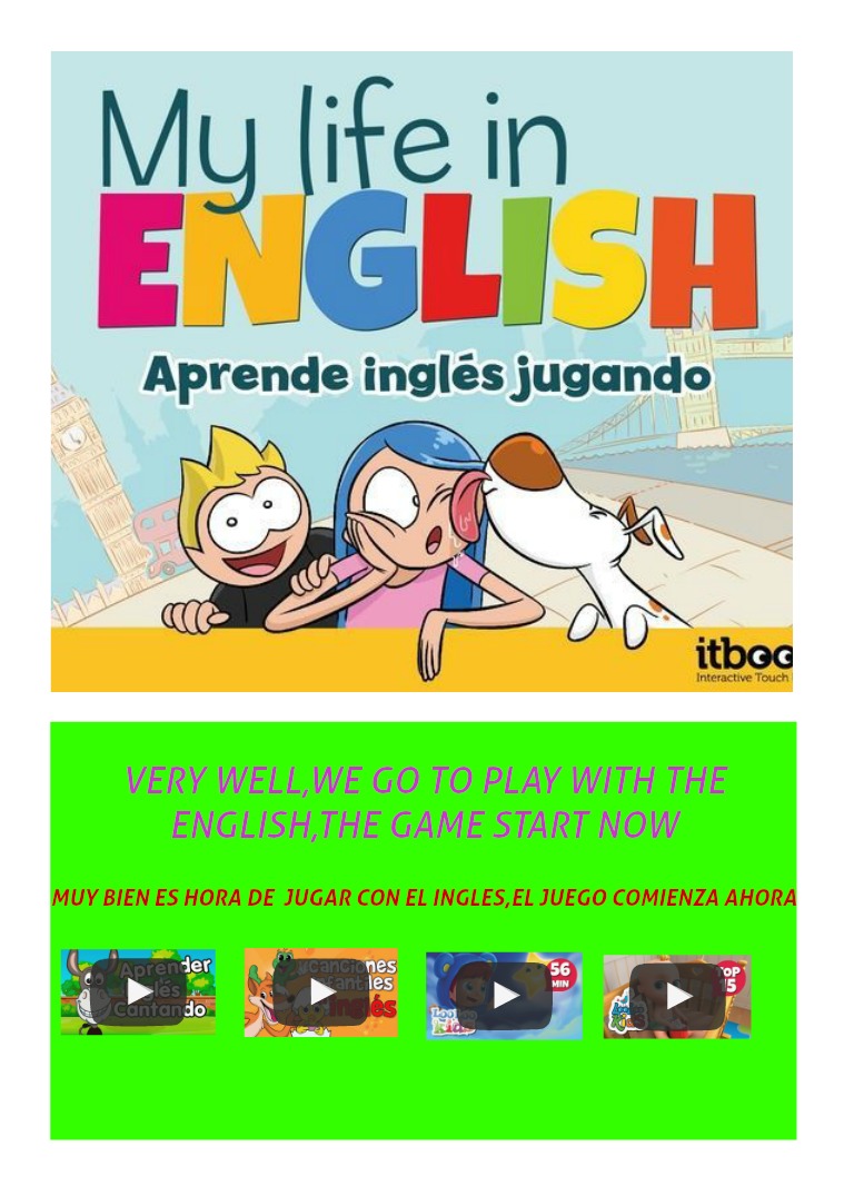 MY LIFE IS ENGLISH REVISTA INFATIL