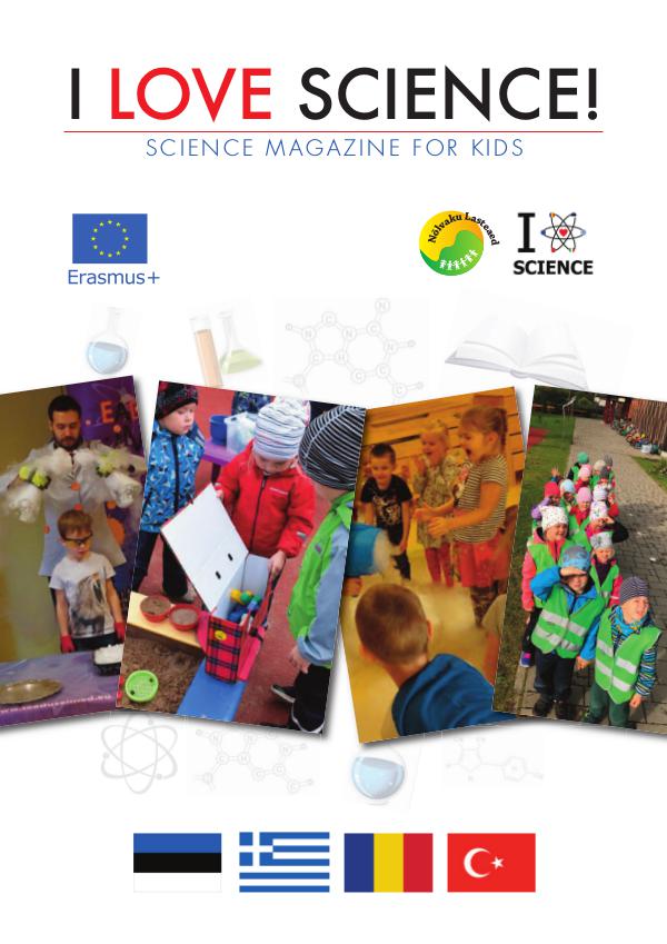 ESTONIAN I LOVE SCIENCE! SCIENZE MAGAZINE FOR KIDS I LOVE SCIENCE! CHILDRENS PROJECT MAGAZINE
