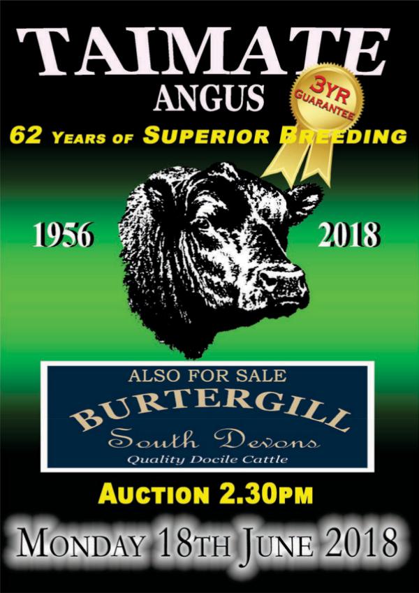 Taimate Angus 2018 Bull Sale Catalogue Taimate Angus Bull Sale Catalogue 2018