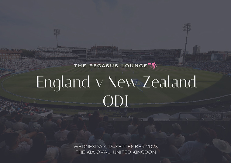 Oval: Eng v NZ ODI | Pegasus Lounge Cricket | Corporate Hospitality