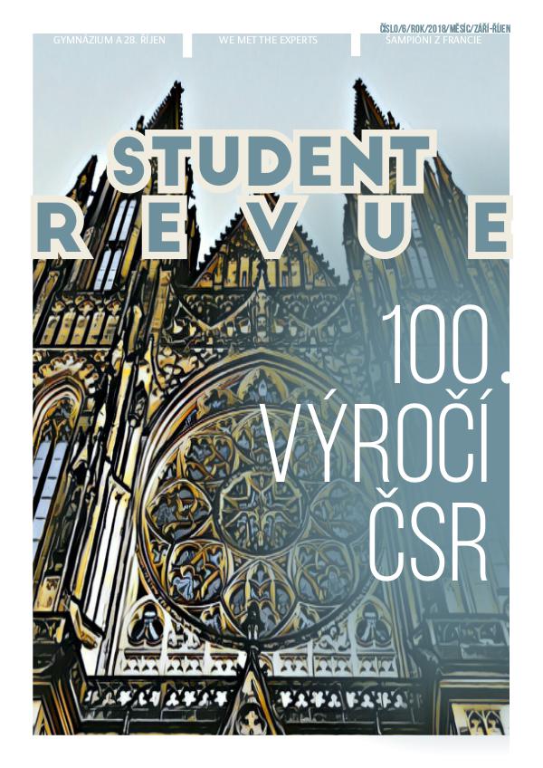 Student Revue 100 let čsr září-říjen září-říjen