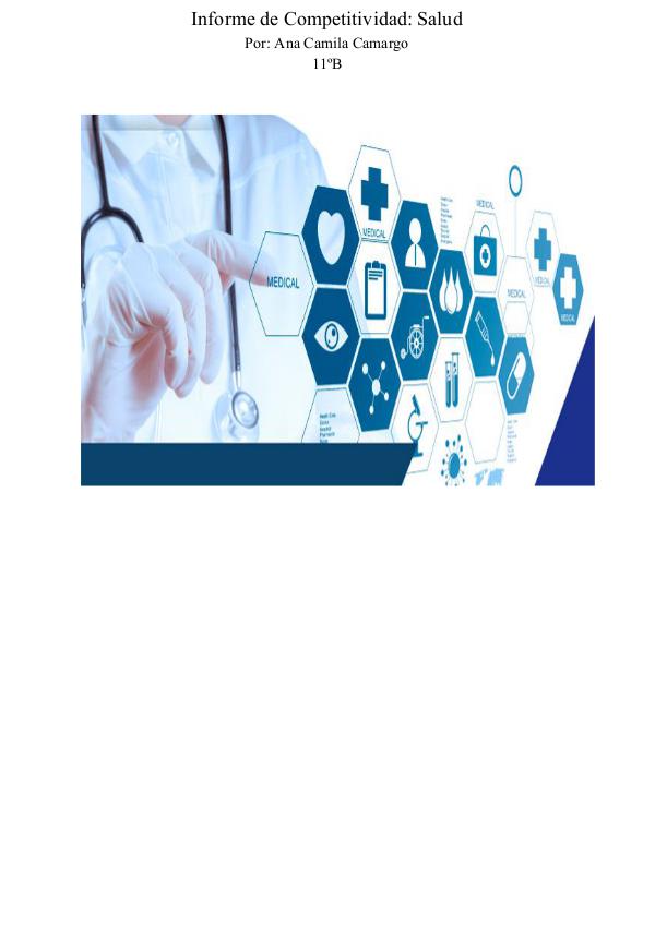 Informe de Competitividad: Salud Informe de competitividad de medicina  (4)