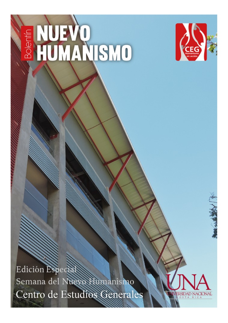 IV Edición Boletín del Nuevo Humanismo IV Edición Boletín Nuevo Humanismo del CEG.