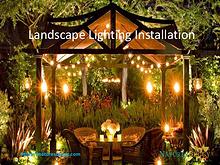 Landscape Lighting Installation