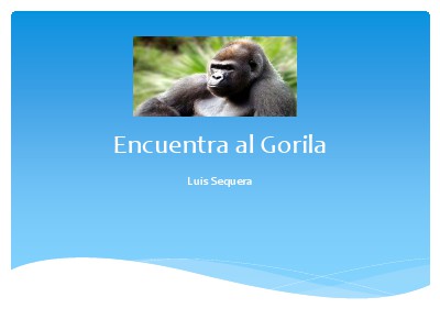 Encuentra al Gorila Noviembre 2013