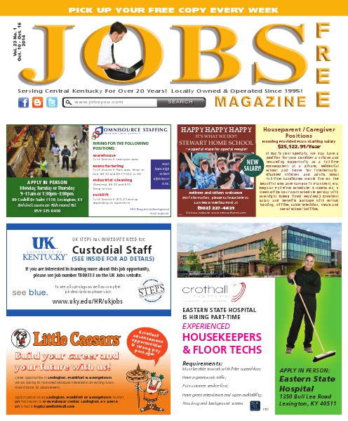 Jobs Magazine October 10 – 16, 2014