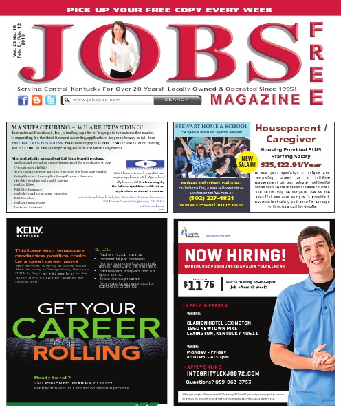 Jobs Magazine February 6 – 12, 2015