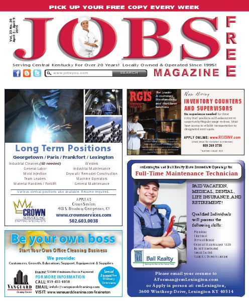 Jobs Magazine April 3 – 9, 2015