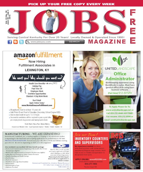 Jobs Magazine June 26 – July 2, 2015