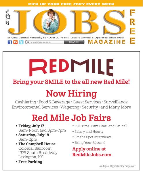 Jobs Magazine July 10 – 16, 2015