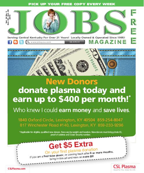 Jobs Magazine October 23 – 29, 2015
