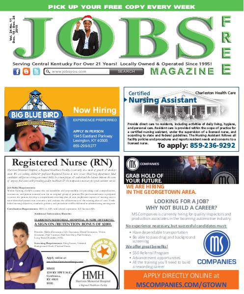 Jobs Magazine December 18 – 24, 2015
