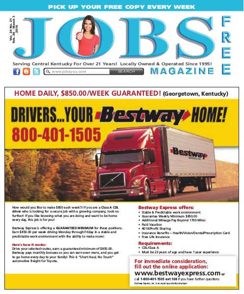 Jobs Magazine February 26 – March 3, 2016