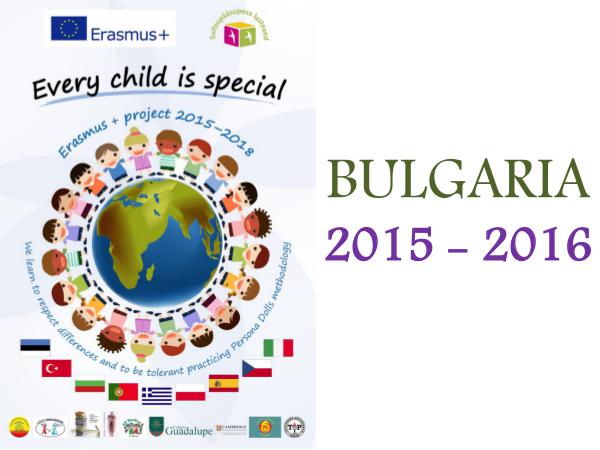 Every child is special - Bulgaria, part 1 This is the first book on the work of our team