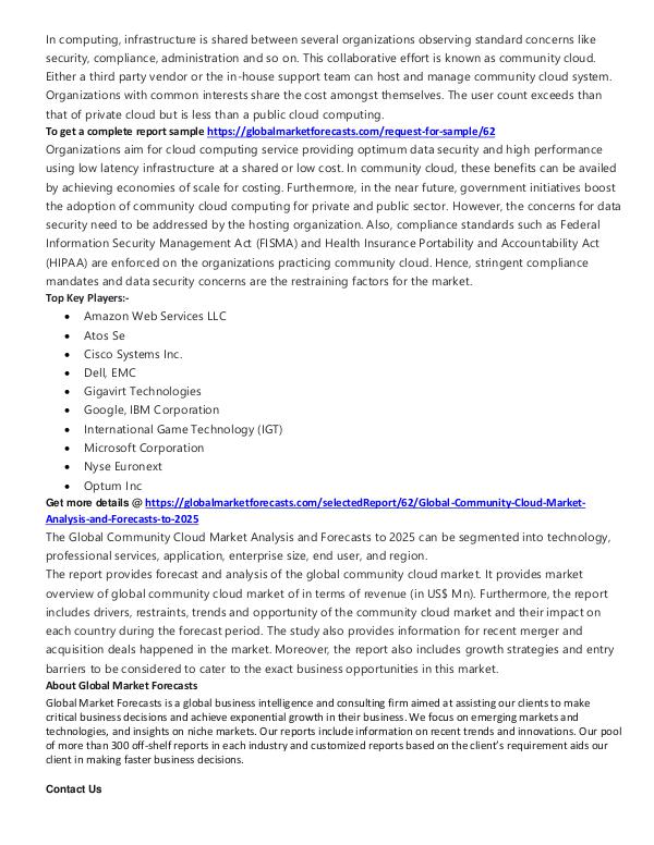 Freelancer Global Market Research Report Community Cloud Market Research Report