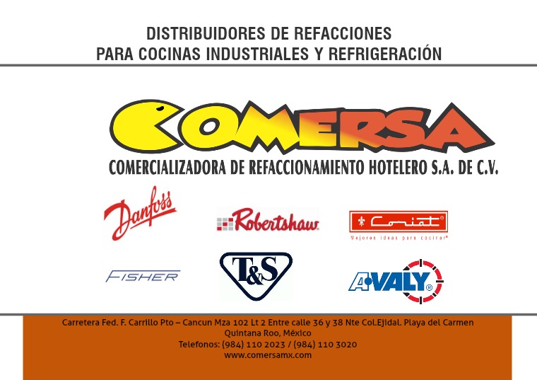 COMERSAMX Comercializadora de Refaccionamiento Hotelero