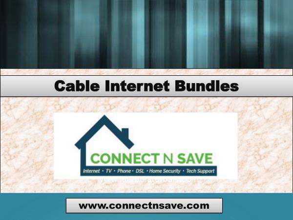 Cable Internet Bundles Cable Internet Bundles