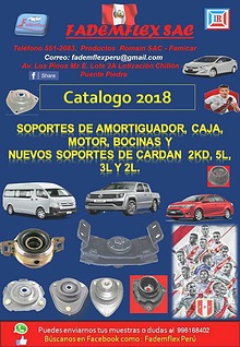 CATALOGO DE FADEMFLEX  2018