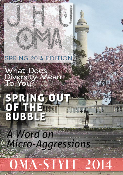 JHU OMA Magazine Spring 2014 Vol 1. Issue 3