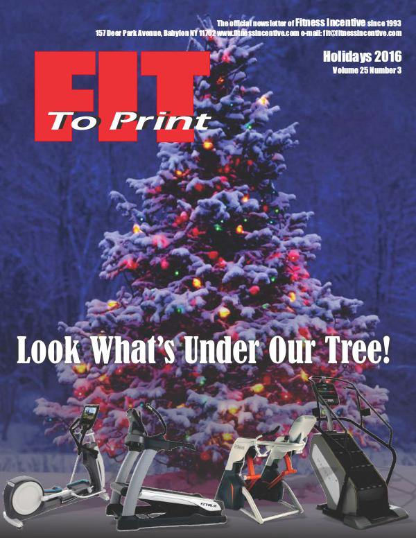 Fit to Print Volume 25 Issue 4 December 2016