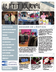 Le P'tit journal - Compagnons de Montréal Novembre 2013 - Février 2014