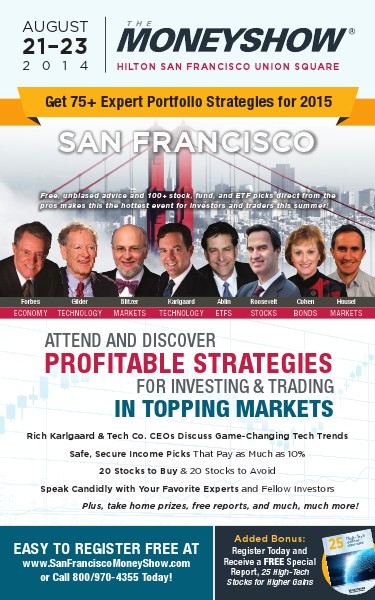 The MoneyShow San Francisco 2014 Brochure