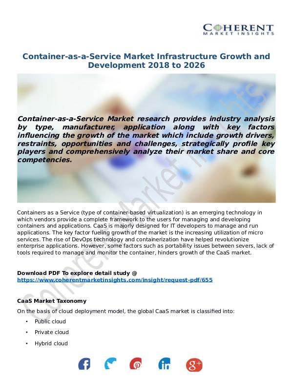 ICT RESEARCH REPORTS Container-as-a-Service-Market