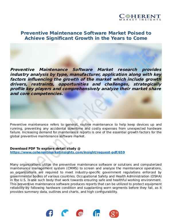 ICT RESEARCH REPORTS Preventive-Maintenance-Software-Market