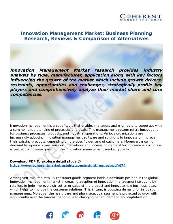 ICT RESEARCH REPORTS Innovation-Management-Market