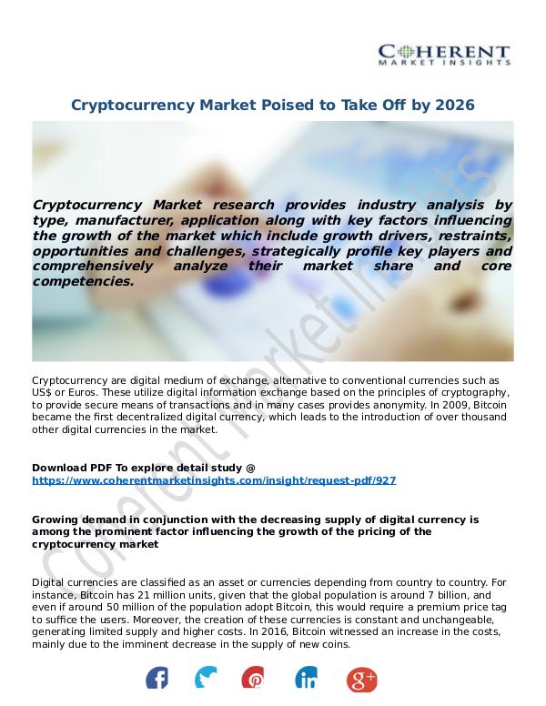 ICT RESEARCH REPORTS Cryptocurrency-Market