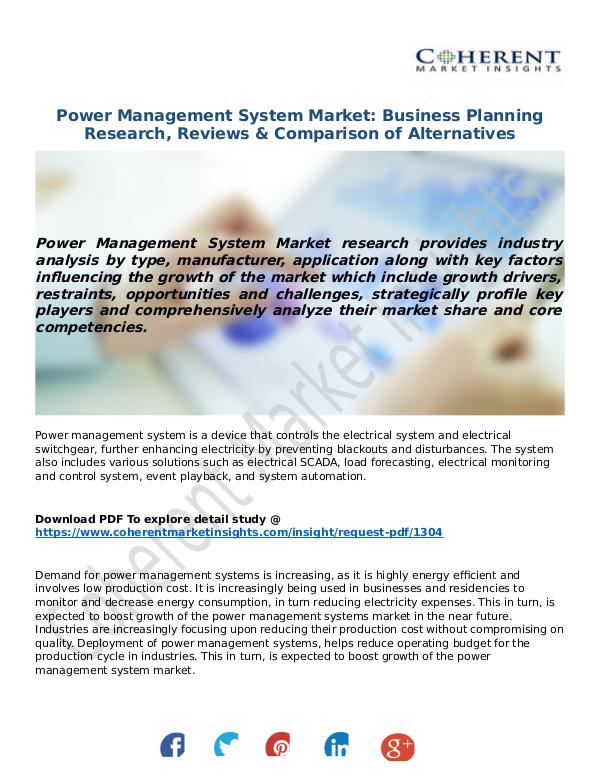ICT RESEARCH REPORTS Power-Management-System-Market