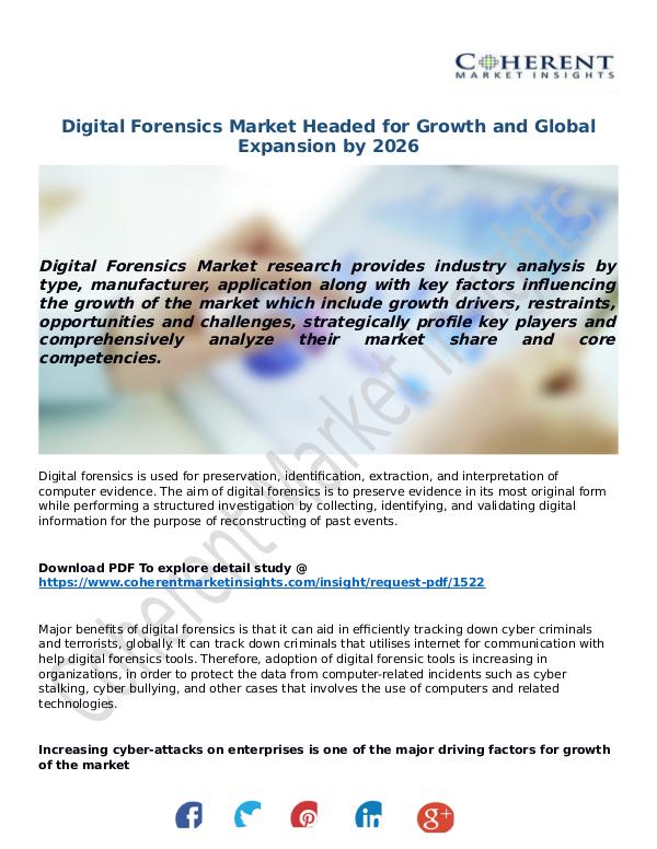 ICT RESEARCH REPORTS Digital-Forensics-Market