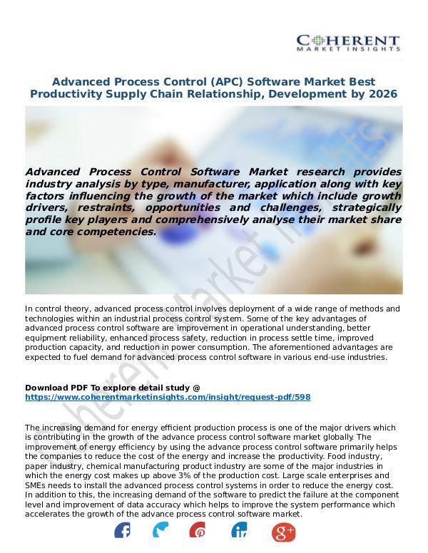 ICT RESEARCH REPORTS Advanced-Process-Control-(APC)-Software-Market