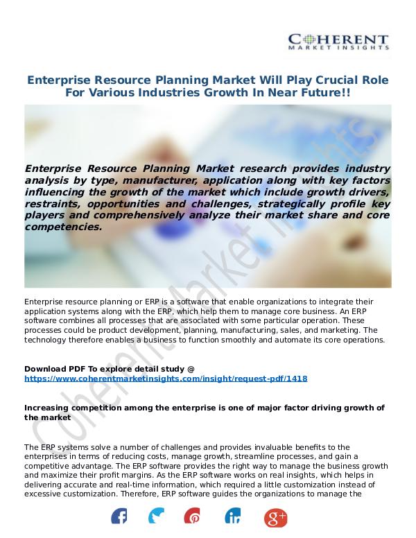 ICT RESEARCH REPORTS Enterprise-Resource-Planning-Market