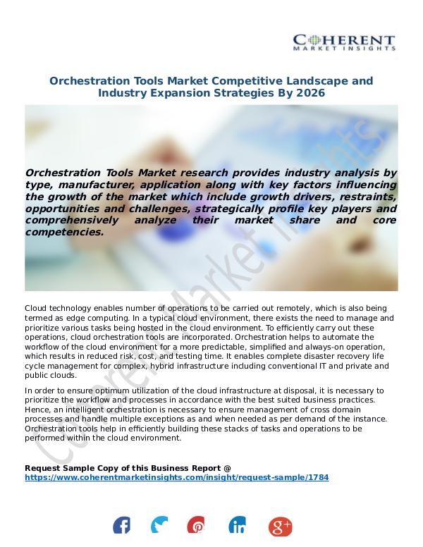 ICT RESEARCH REPORTS Orchestration-Tools-Market
