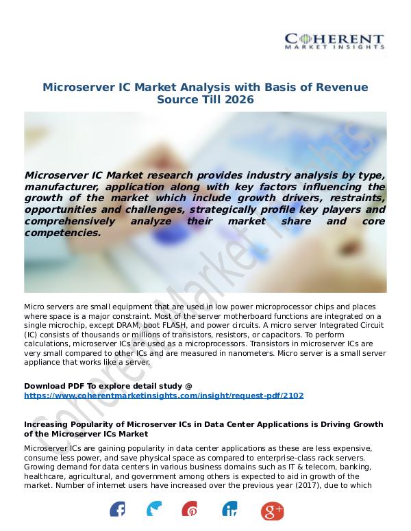 ICT RESEARCH REPORTS Microserver-IC-Market