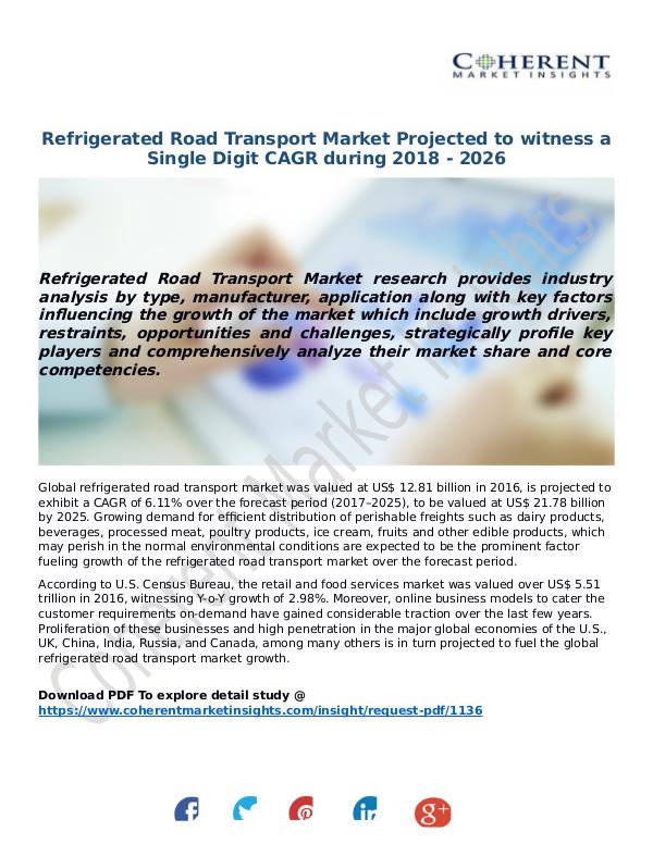 ICT RESEARCH REPORTS Refrigerated-Road-Transport-Market