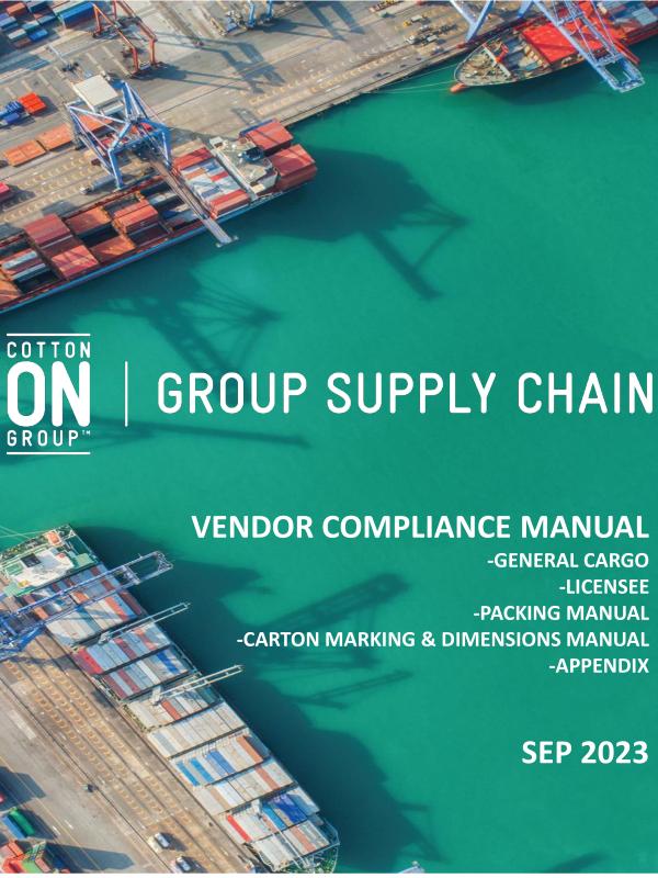 Supply Chain Vendor Manual General 2021