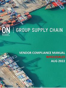 Supply Chain Vendor Manual
